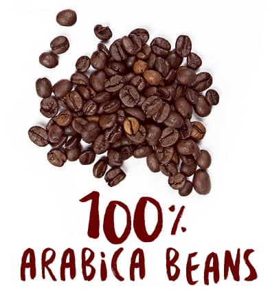 100% arabica beans