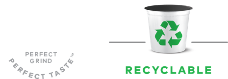 Certified perfect grind - recyclable