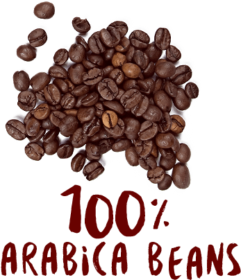 100% arabica beans